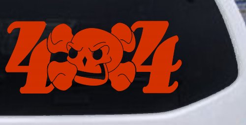 Skull 4X4 Off Road Car or Truck Window Decal Sticker