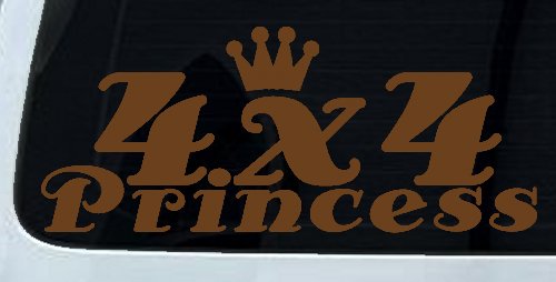 4X4 Princess Off Road Car or Truck Window Decal Sticker