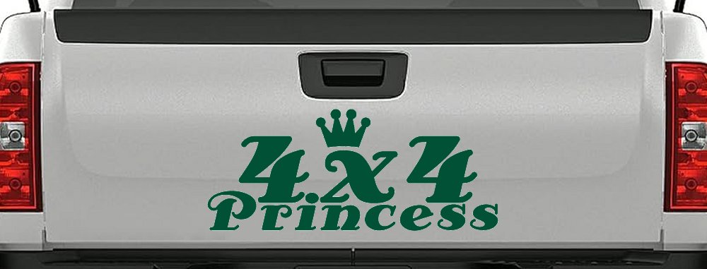 4X4 Princess Off Road Car or Truck Window Decal Sticker