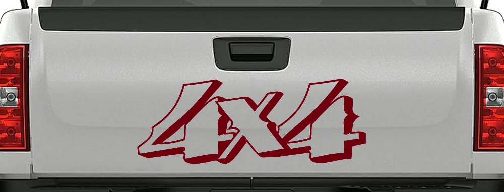 4X4 Off Road Car or Truck Window Decal Sticker