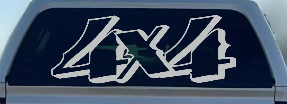 4X4 Off Road Car or Truck Window Decal Sticker
