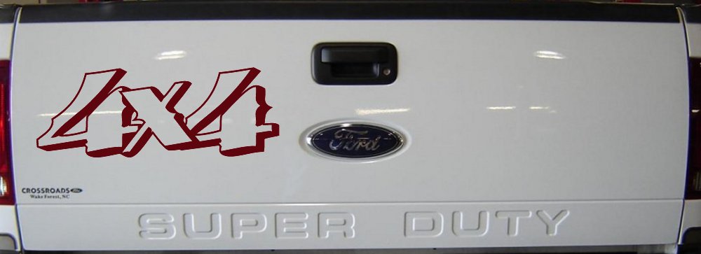 4X4 Off Road Car or Truck Window Decal Sticker
