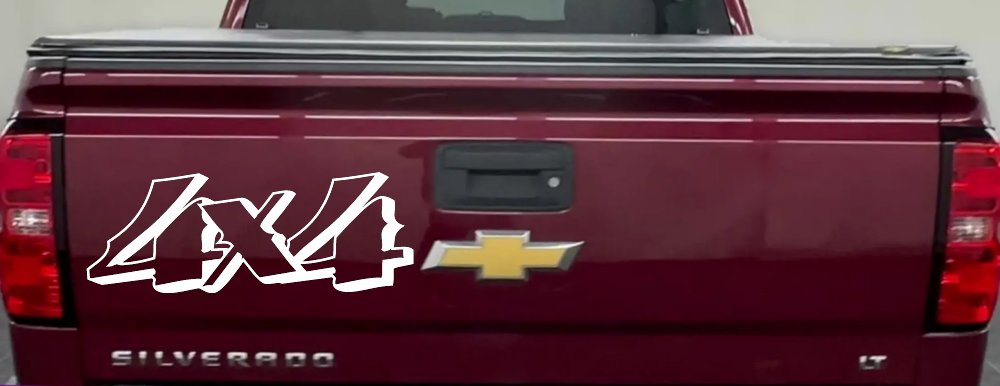4X4 Off Road Car or Truck Window Decal Sticker