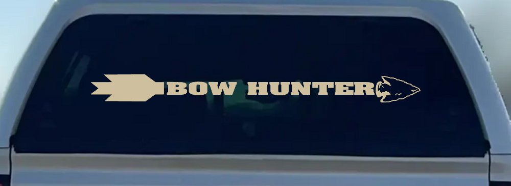 Bow Hunter Hunting Car or Truck Window Decal Sticker