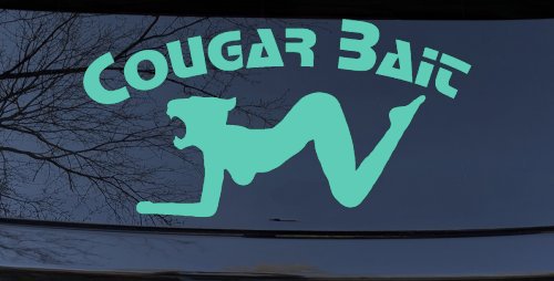 Cougar Bait Funny Car or Truck Window Decal Sticker