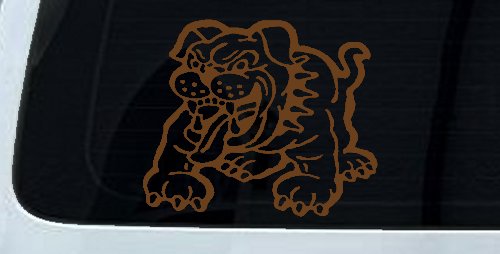 Bulldog Animals Car or Truck Window Decal Sticker (Copper)