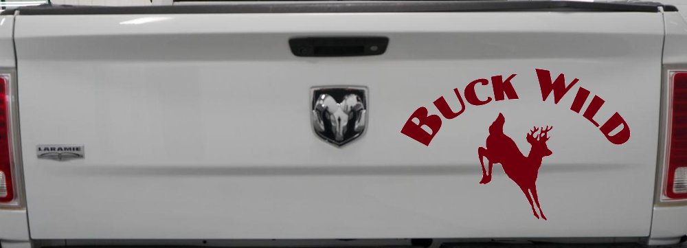 Deer Hunting Buck Wild Car or Truck Window Decal Sticker