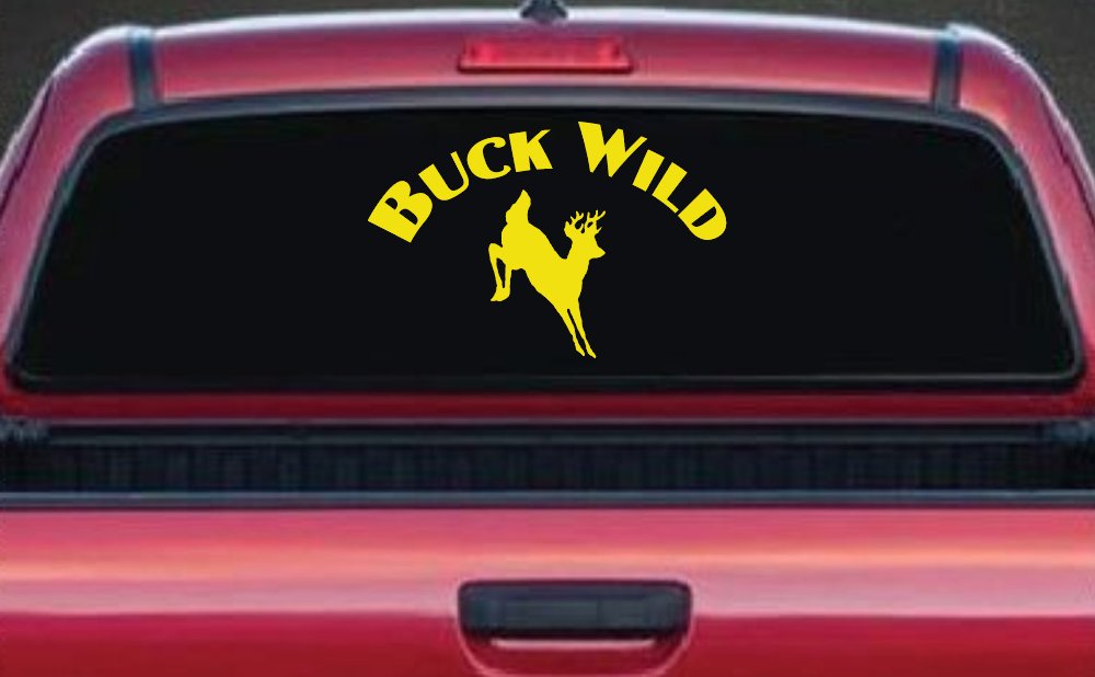 Deer Hunting Buck Wild Car or Truck Window Decal Sticker