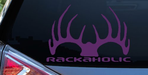 Rackaholic Deer Hunting Car or Truck Window Decal Sticker