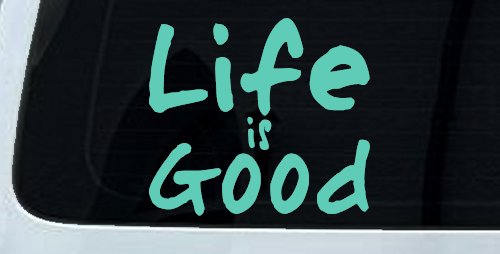 Life is Good Christian Car or Truck Window Decal Sticker (Mint)