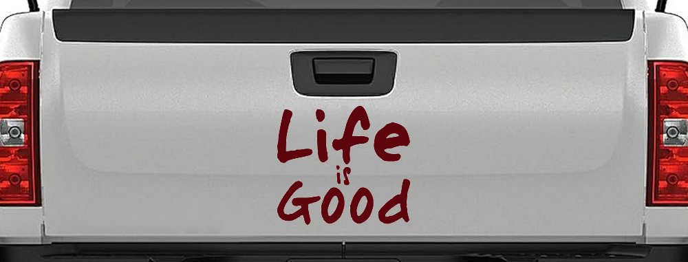 Life is Good Christian Car or Truck Window Decal Sticker