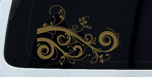 Swirl Vine Swirls Car or Truck Window Decal Sticker