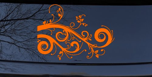 Swirl Vine Swirls Car or Truck Window Decal Sticker
