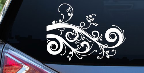 Swirl Vine Swirls Car or Truck Window Decal Sticker