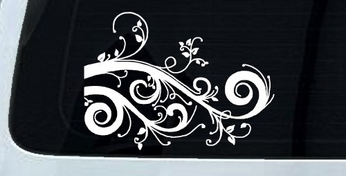 Swirl Vine Swirls Car or Truck Window Decal Sticker