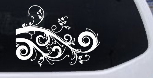 Swirl Vine Swirls Car or Truck Window Decal Sticker