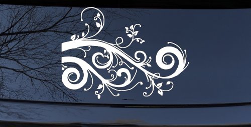 Swirl Vine Swirls Car or Truck Window Decal Sticker