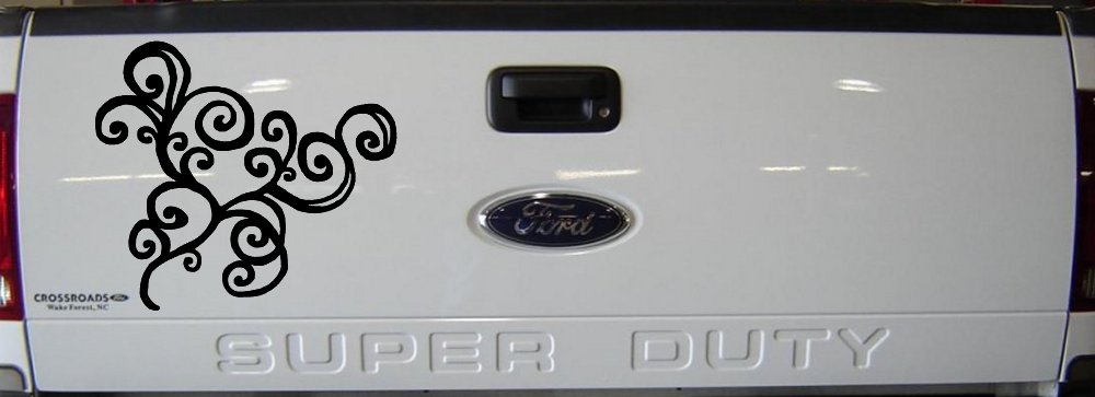 Swirl Car or Truck Window Decal Sticker