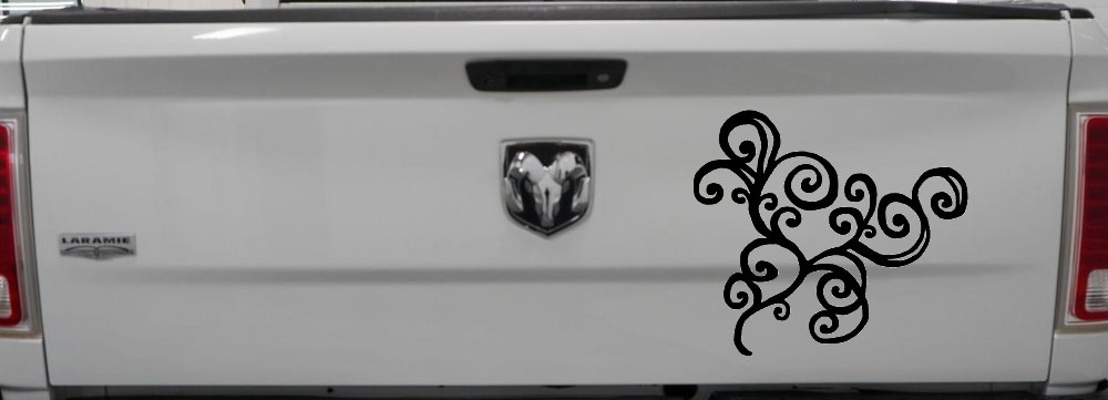 Swirl Car or Truck Window Decal Sticker