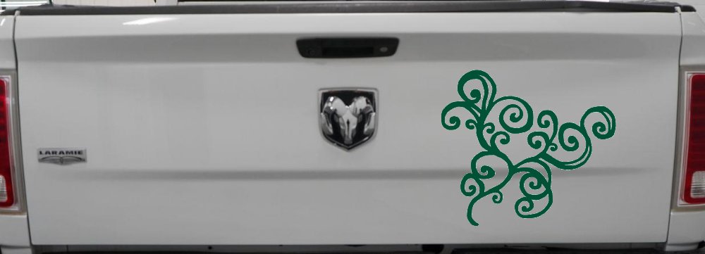 Swirl Car or Truck Window Decal Sticker