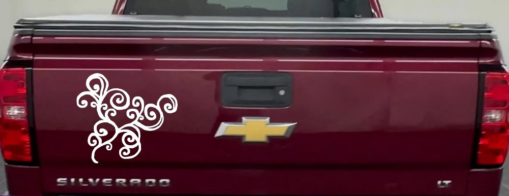 Swirl Car or Truck Window Decal Sticker