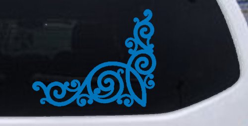 Inside Corner Swirl Car or Truck Window Decal Sticker