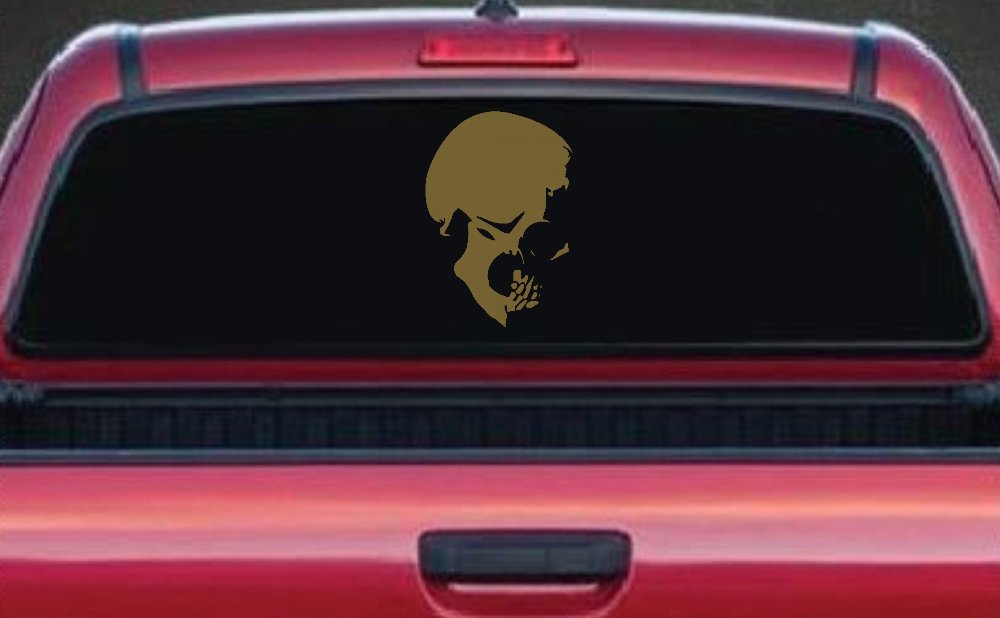 Skull Side View Car or Truck Window Decal Sticker