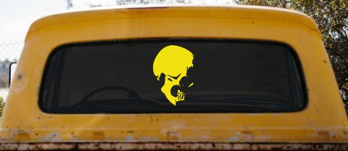 Skull Side View Car or Truck Window Decal Sticker
