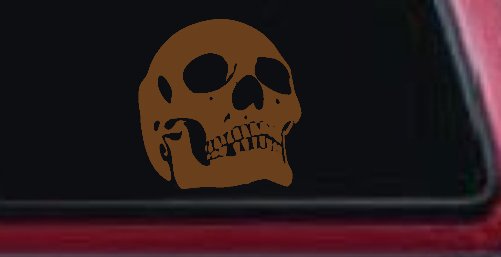 Skull Front View Skulls Car or Truck Window Decal Sticker