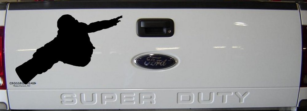 Snowboarding Vinyl Decal for Car Truck Window Adventure Sticker (Black)