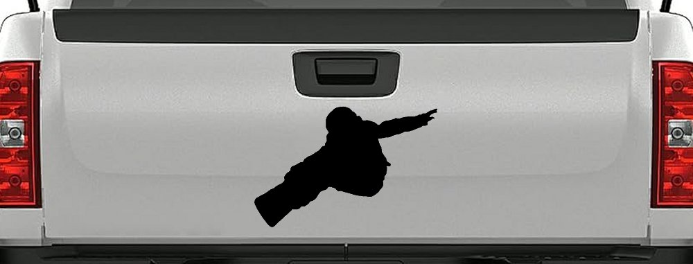 Snowboarding Car or Truck Window Decal Sticker (Black)