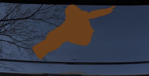 Snowboarding Car or Truck Window Decal Sticker (Copper)