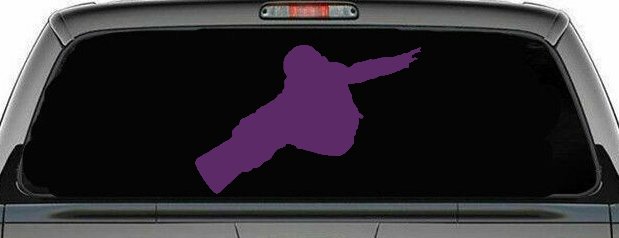 Snowboarding Car or Truck Window Decal Sticker