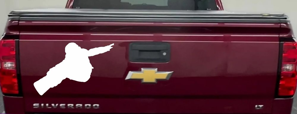 Snowboarding Car or Truck Window Decal Sticker