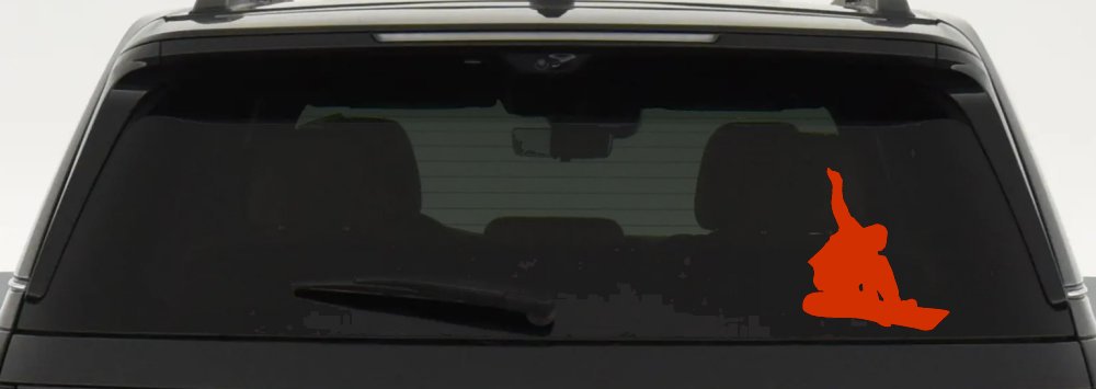 Snowboarding Car or Truck Window Decal Sticker