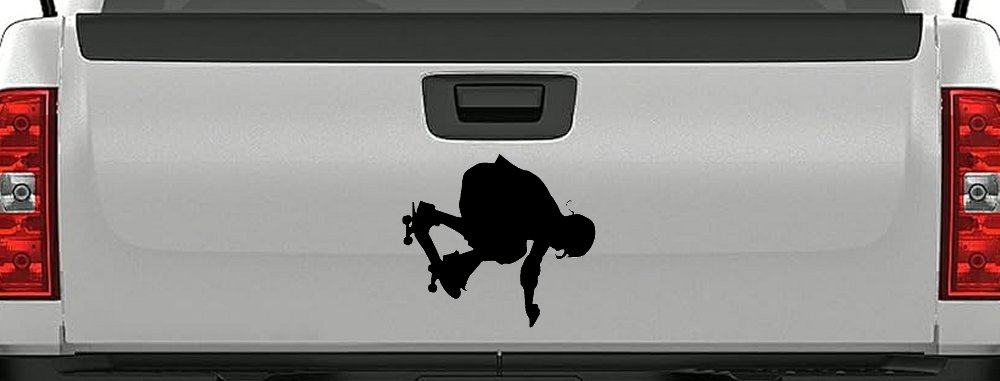 Skateboarding Car or Truck Window Decal Sticker (Black)