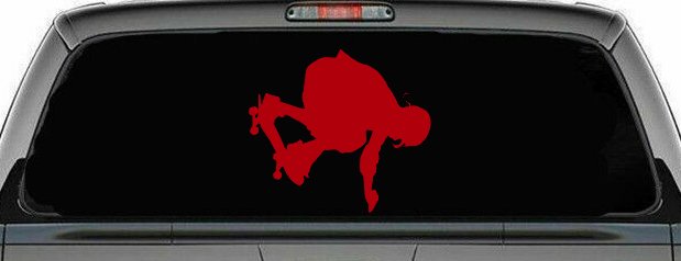 Skateboarding Car or Truck Window Decal Sticker