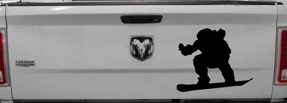 Snowboarding Sports Car or Truck Window Decal Sticker