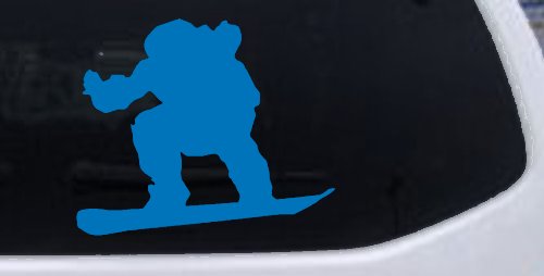 Snowboarding Sports Car or Truck Window Decal Sticker