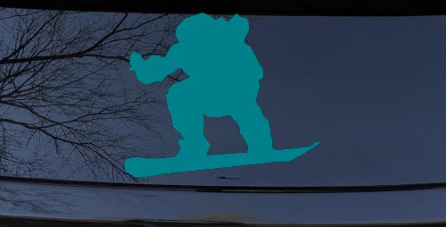 Snowboarding Sports Car or Truck Window Decal Sticker