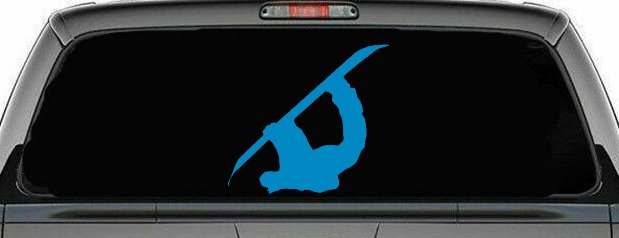 Snowboarding Car or Truck Window Decal Sticker