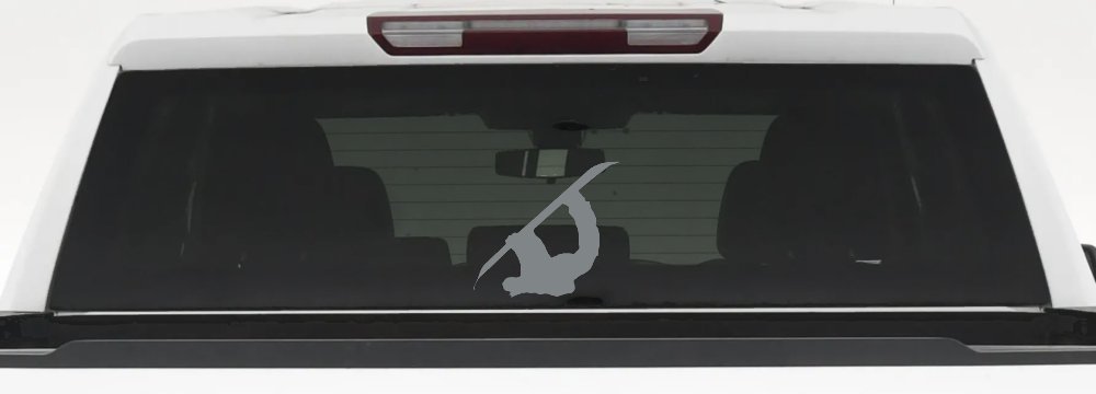 Snowboarding Car or Truck Window Decal Sticker