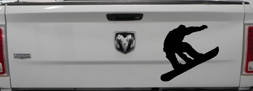 Snowboarding Sports Car or Truck Window Decal Sticker