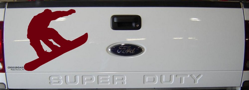 Snowboarding Sports Car or Truck Window Decal Sticker