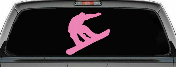 Snowboarding Sports Car or Truck Window Decal Sticker