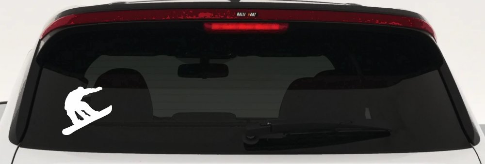 Snowboarding Sports Car or Truck Window Decal Sticker