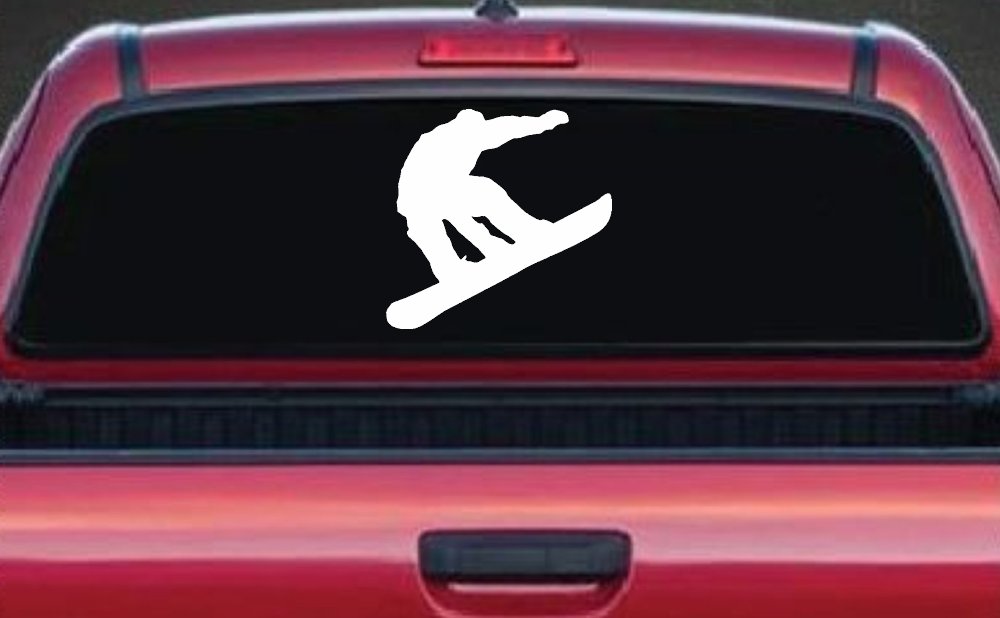 Snowboarding Sports Car or Truck Window Decal Sticker