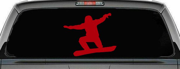 Snowboarding Car or Truck Window Decal Sticker