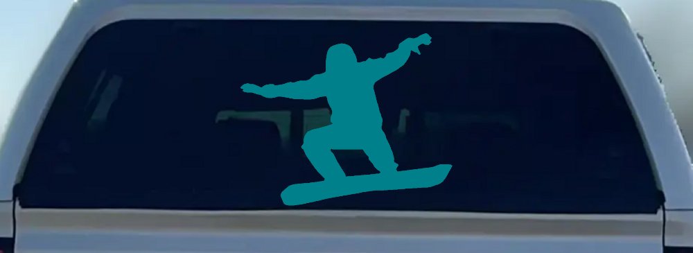 Snowboarding Car or Truck Window Decal Sticker