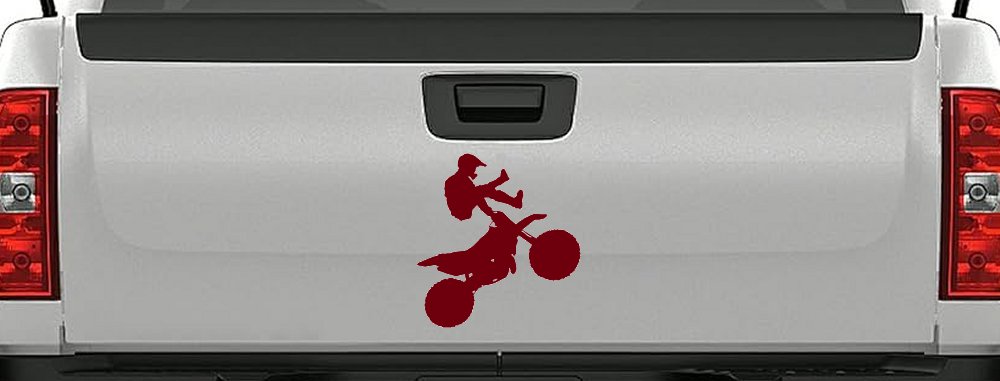Moto X Freestyle Trick Car or Truck Window Decal Sticker